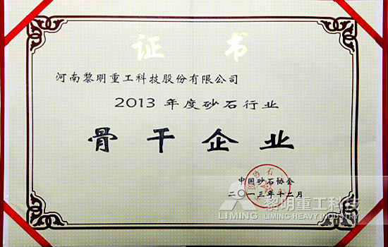 黎明重工·2013砂石年會骨干企業榮歸之途